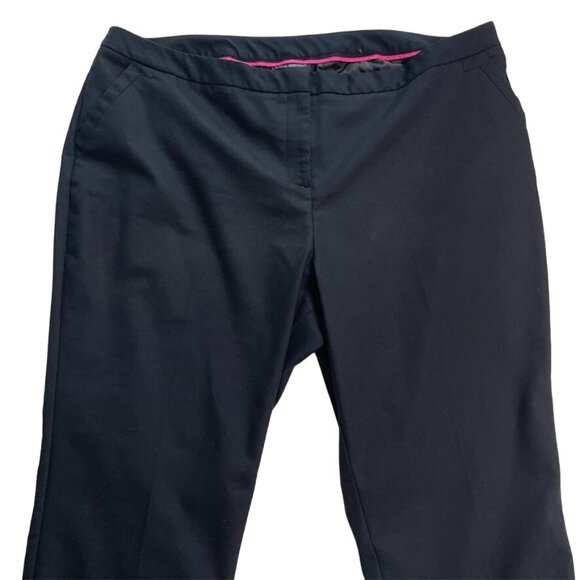 Lane Bryant Womens Black Cropped Stretch Pants Plus Size 28 u - Picture 3 of 11